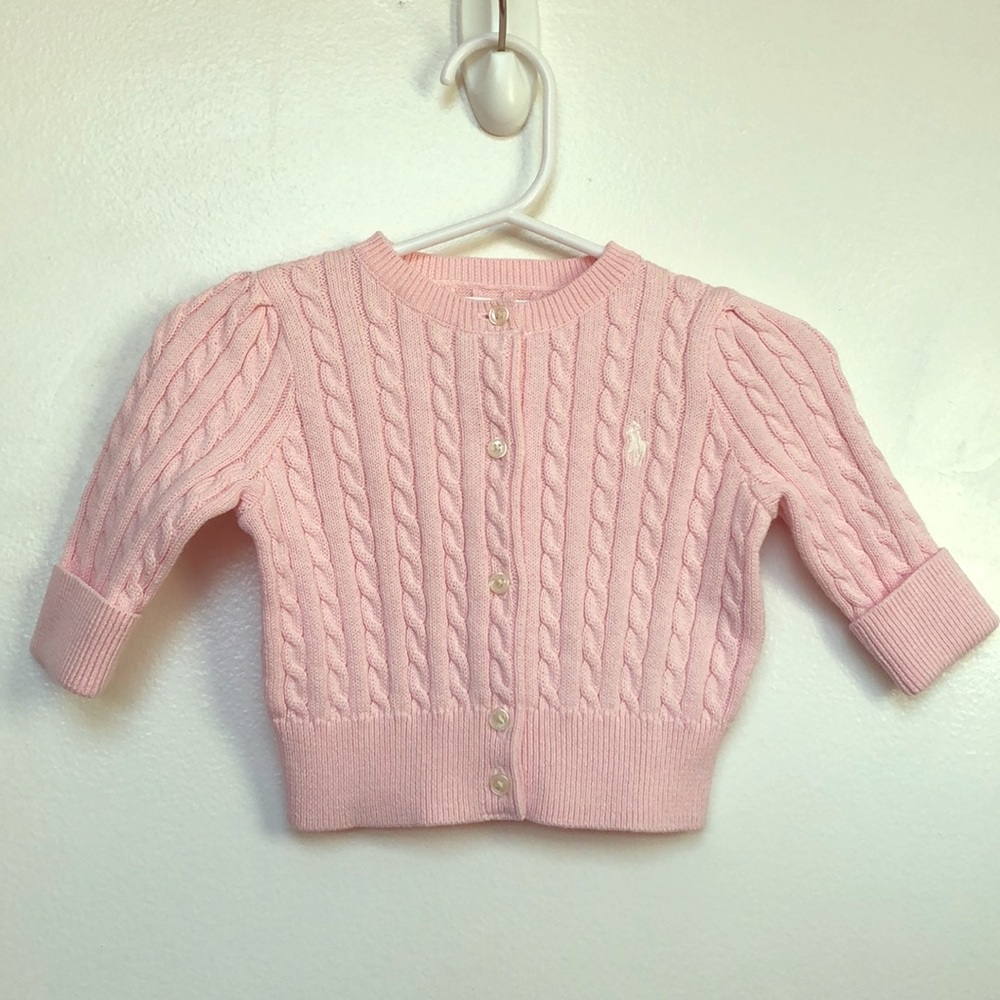 Ralph Lauren cable knit cardigan 🌸
